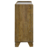 Henderson Medium Oak 6-drawer Bedroom Dresser Cabinet - Ornate Home