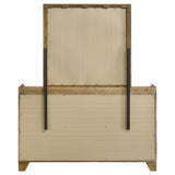 Henderson Medium Oak 6-drawer Bedroom Dresser with Mirror - Ornate Home