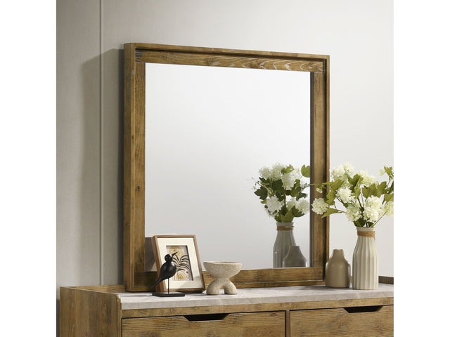 Henderson Medium Oak Dresser Mirror - Ornate Home