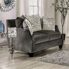 Hendon Gray Loveseat - Ornate Home
