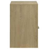 Hendricks Light Oak 1-drawer Nightstand Bedside Table with Cubby - Ornate Home