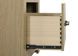 Hendricks Light Oak 1-drawer Nightstand Bedside Table with Cubby - Ornate Home