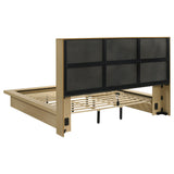 Hendricks Light Oak 4-piece California King Bedroom Set - Ornate Home