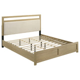 Hendricks Light Oak 4-piece California King Bedroom Set - Ornate Home