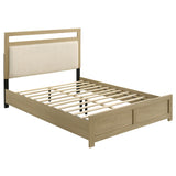 Hendricks Light Oak 4-piece Queen Bedroom Set - Ornate Home