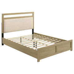 Hendricks Light Oak 4-piece Queen Bedroom Set - Ornate Home