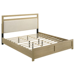 Hendricks Light Oak 5-piece California King Bedroom Set - Ornate Home