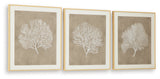 Hendridge Taupe/White Wall Art Set (Set of 3) (Online Special Price) - Ornate Home