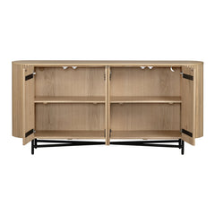 Henley Brown/Black Sideboard - Ornate Home
