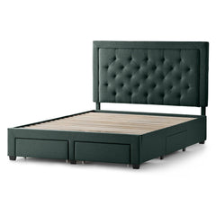 Hennessy Charcoal Queen Headboard - Ornate Home