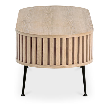 Henrich Natural Coffee Table - Ornate Home