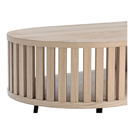 Henrich Natural Coffee Table - Ornate Home