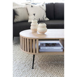 Henrich Natural Coffee Table - Ornate Home