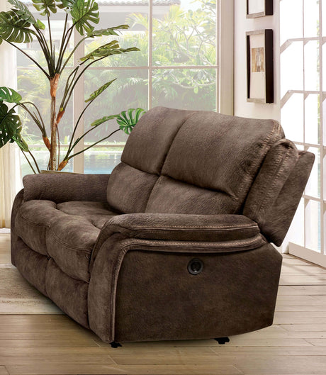 Henricus Dark Brown Sofa & Loveseat - Ornate Home