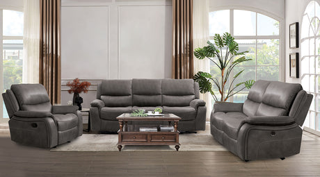 Henricus Dark Gray Sofa & Loveseat - Ornate Home