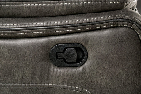 Henricus Dark Gray Sofa & Loveseat - Ornate Home