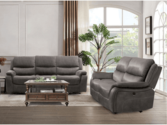 Henricus Dark Gray Sofa & Loveseat - Ornate Home