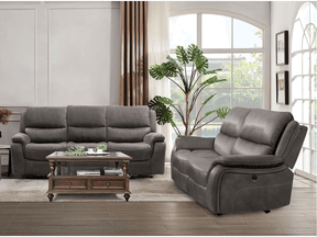Henricus Dark Gray Sofa & Loveseat - Ornate Home