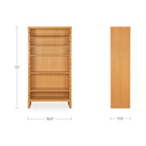 Henrik Natural Bookcase - Ornate Home