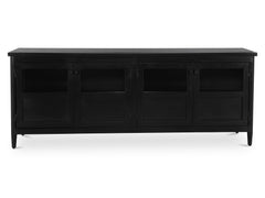 Henry Black Metal Media Unit - Ornate Home