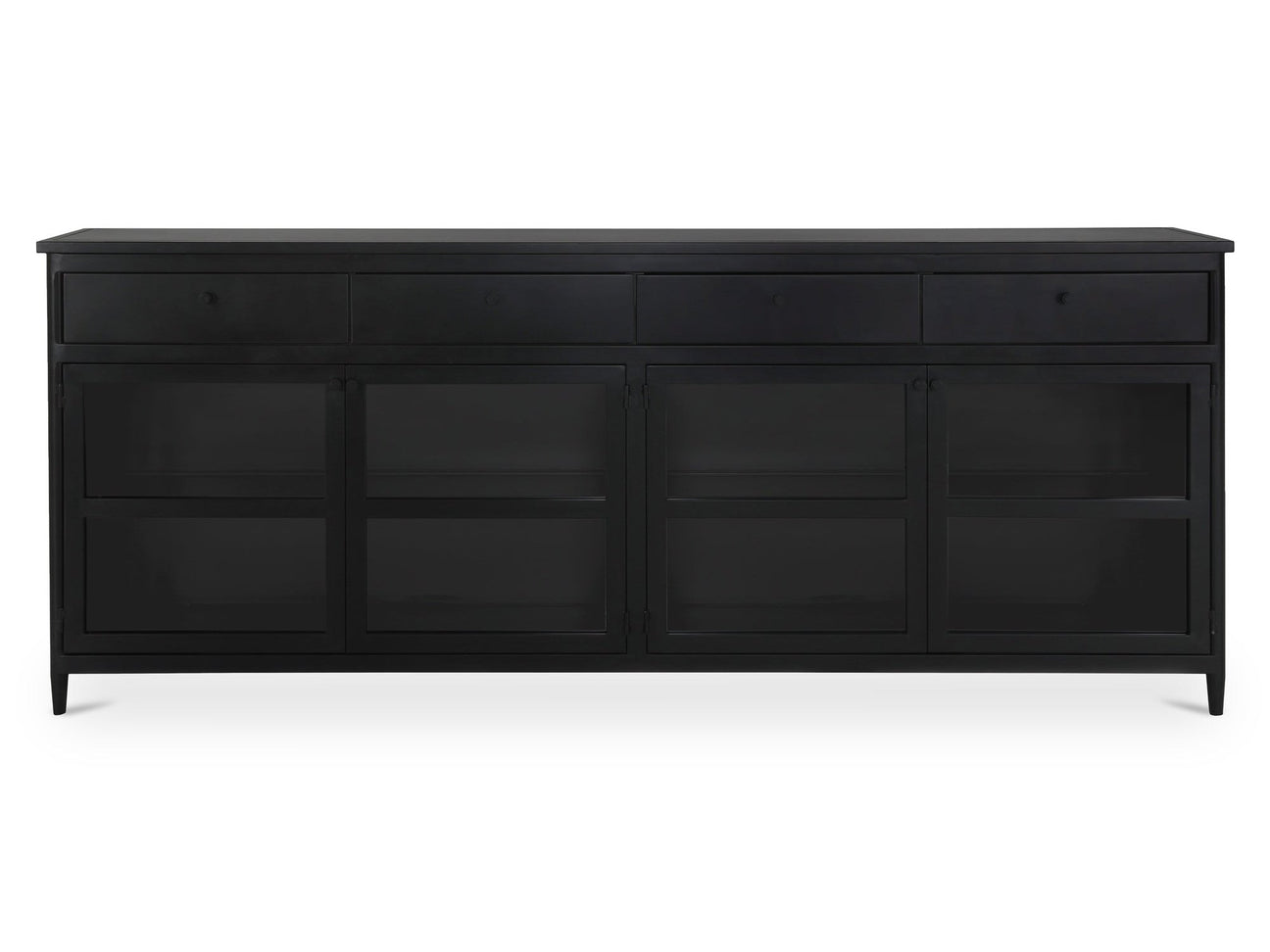 Henry Black Metal Sideboard - Ornate Home
