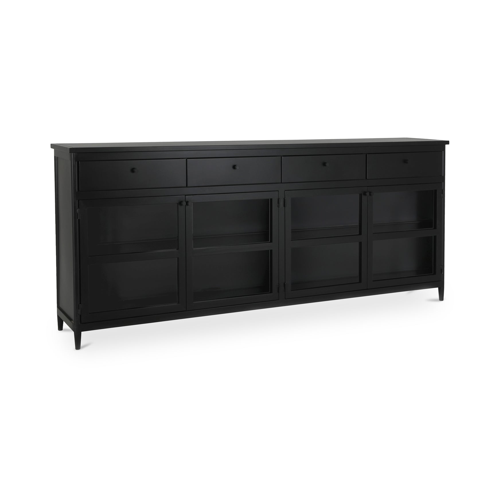 Henry Black Metal Sideboard - Ornate Home