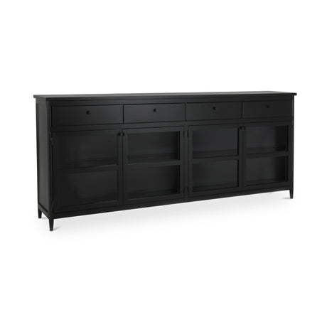 Henry Black Metal Sideboard - Ornate Home