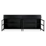 Henry Black Metal Sideboard - Ornate Home