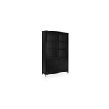 Henry Black Metal Tall Cabinet - Ornate Home
