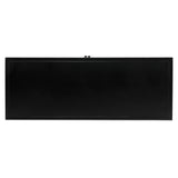 Henry Black Metal Tall Cabinet - Ornate Home