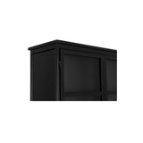 Henry Black Metal Tall Cabinet - Ornate Home