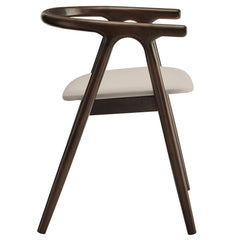 Henry Stone Vegan Leather and Wood Dining Chair - Ornate Home