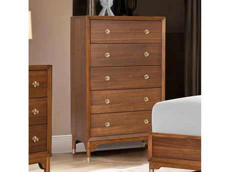 Hepburne Walnut Chest - Ornate Home