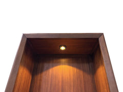 Hepburne Walnut Entertainment Center - Ornate Home