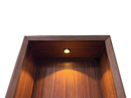 Hepburne Walnut Entertainment Center - Ornate Home