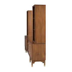 Hepburne Walnut Entertainment Center - Ornate Home
