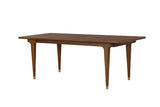 Hepburne Walnut Rectangular Dining Table - Ornate Home
