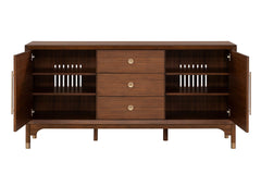 Hepburne Walnut Server - Ornate Home