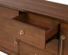 Hepburne Walnut Server - Ornate Home