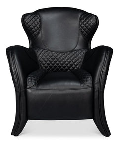 Hera Black Arm Chair - Ornate Home