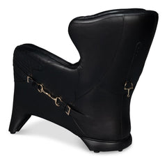Hera Black Arm Chair - Ornate Home
