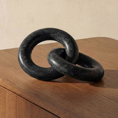 Hera Black Marble Tabletop Decor - Ornate Home