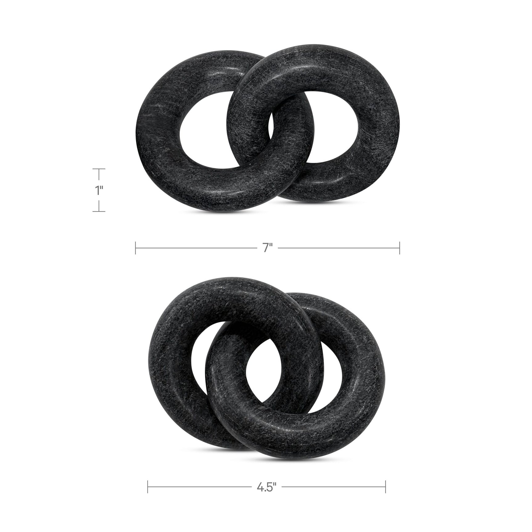 Hera Black Marble Tabletop Decor - Ornate Home