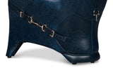 Hera Blue Arm Chair - Ornate Home