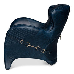 Hera Blue Arm Chair - Ornate Home