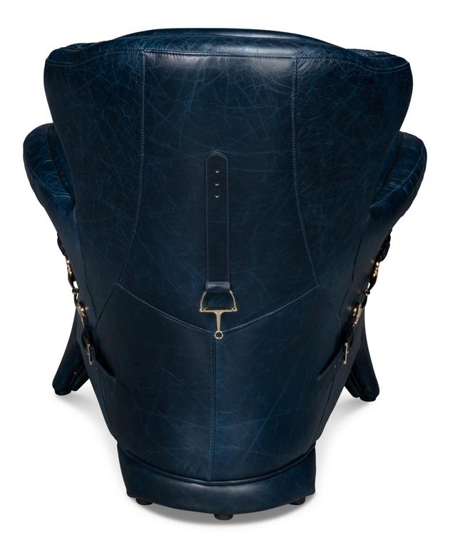 Hera Blue Arm Chair - Ornate Home