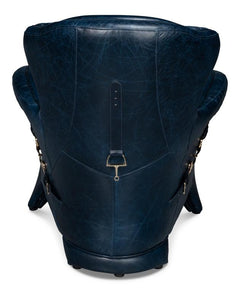 Hera Blue Arm Chair - Ornate Home