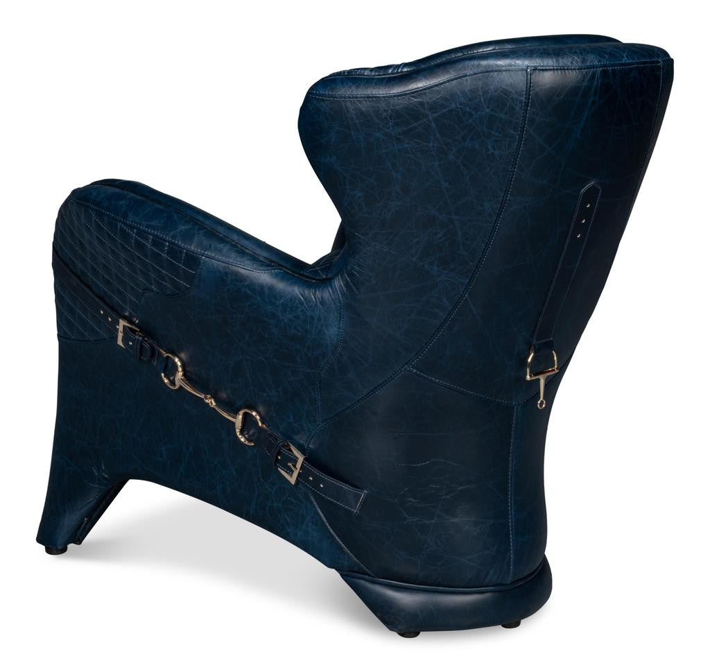 Hera Blue Arm Chair - Ornate Home