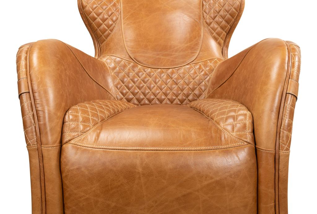 Hera Brown Arm Chair - Ornate Home