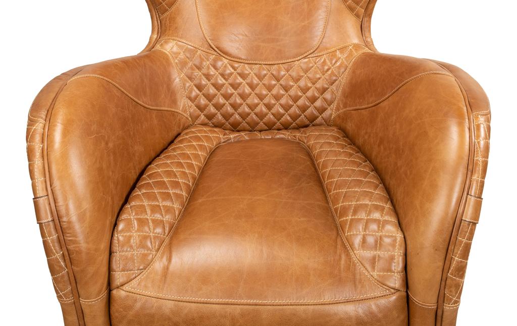 Hera Brown Arm Chair - Ornate Home
